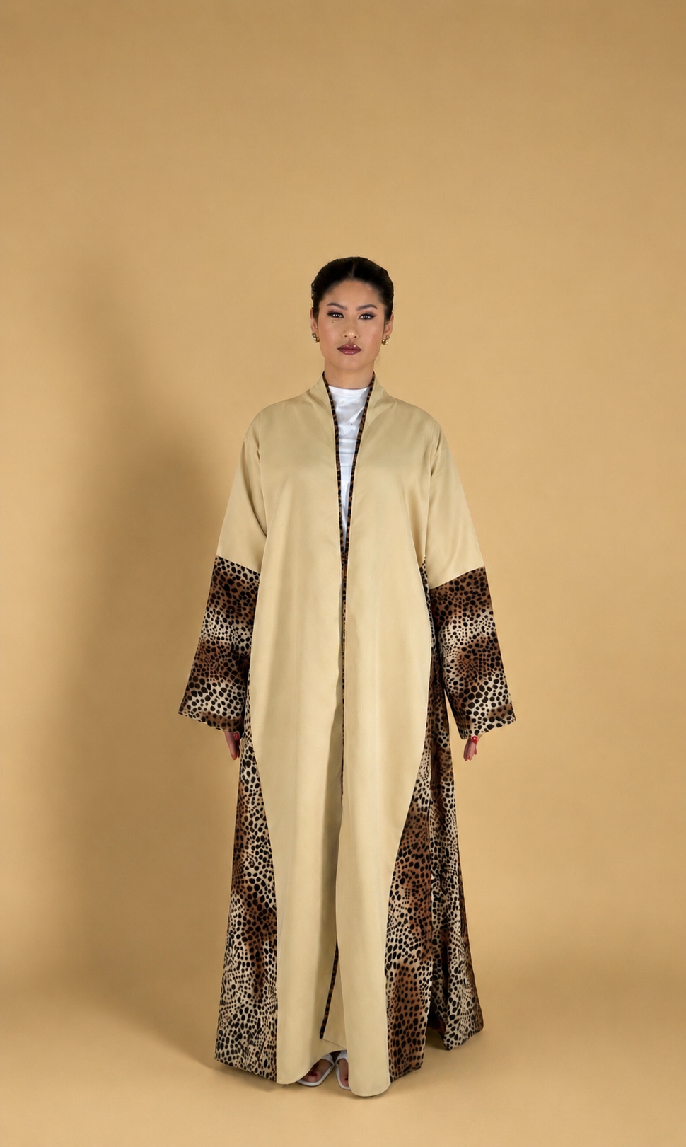 Leopard Print Abaya