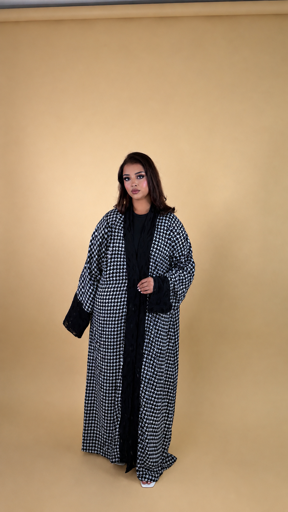 Houndstooth Abaya