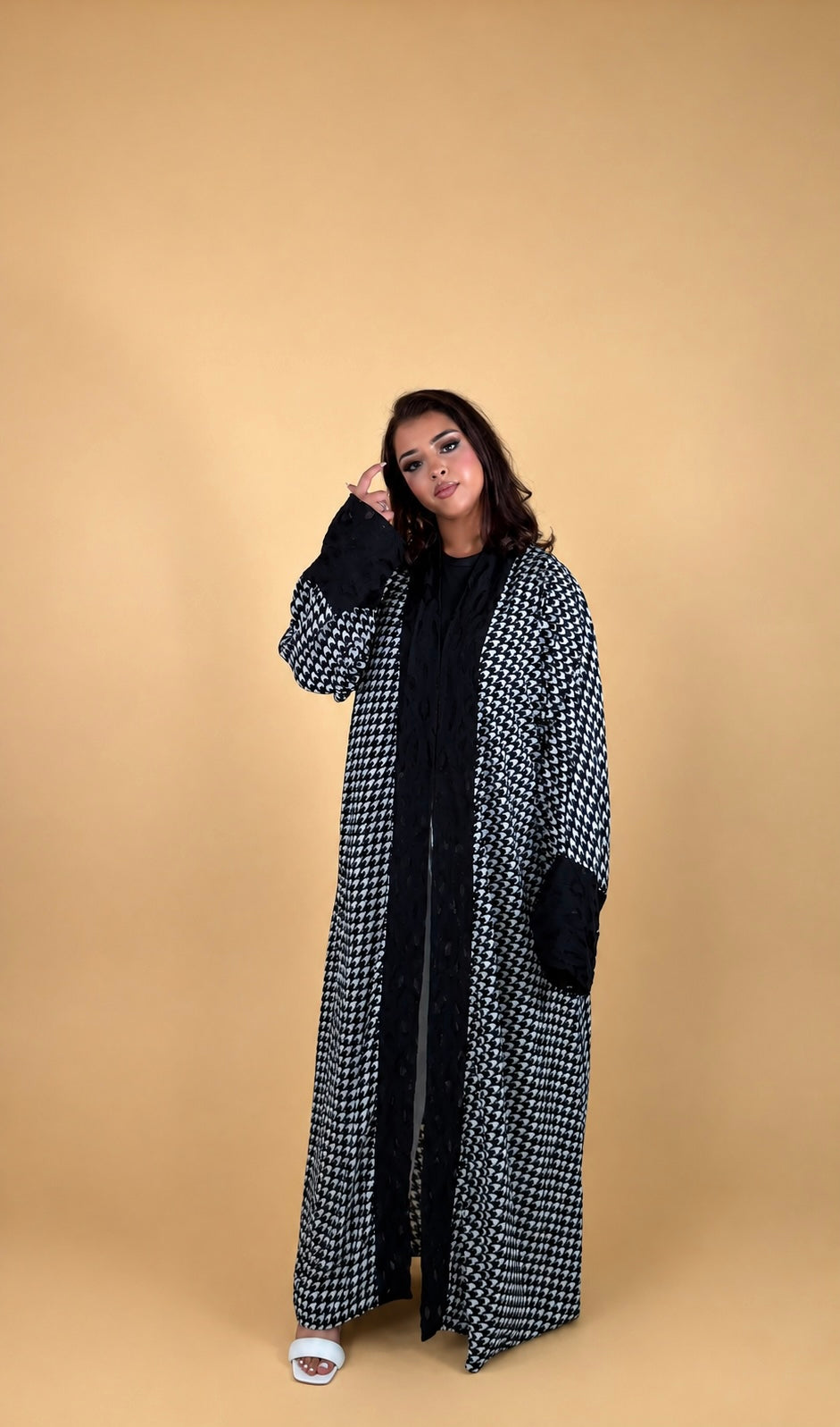 Houndstooth Abaya